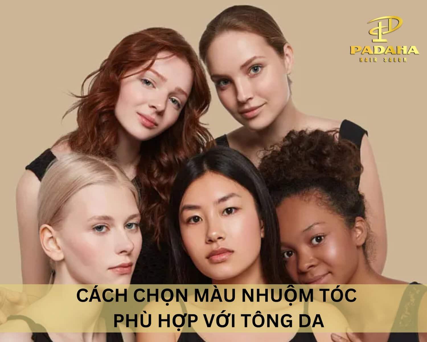 Toc mau nau reu da phai sang mau nau vang am, hien thi undertone am cua toc
